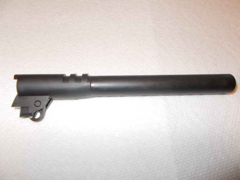 6 inch 10mm barrel 1 scaled 6 inch, 10mm, 1911-A1 barrel, Ramped, Black