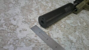 XP9 WITH SCALE MUZZLE XP9, 9MM, PISTOL / PCC SILENCER